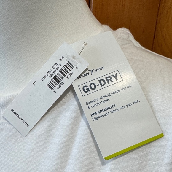 Old Navy White Tank Top with Colorful Graphic - Picture 2 of 2